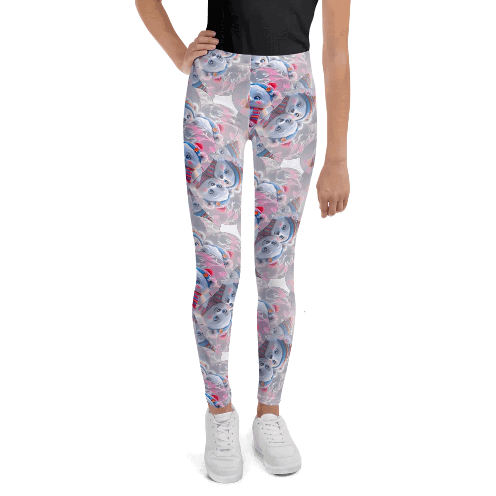 Whimsical Polar Bears Pattern Leggings - Winter Fashion Statement product image (1)