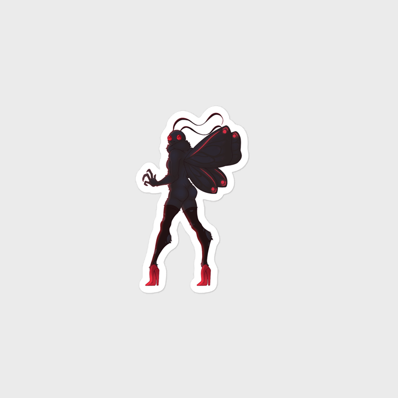 Mothman Bubble-free sticker product image (1)