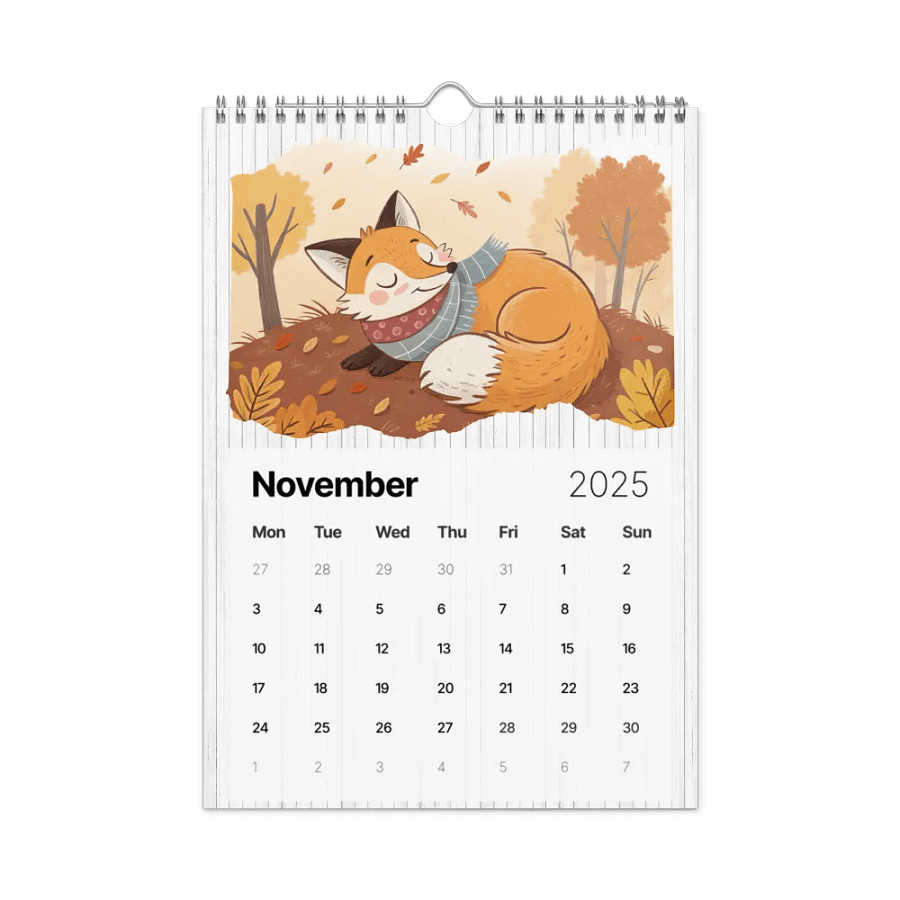 ADORABLE ANIMALS WALL CALENDAR 2025 product image (11)