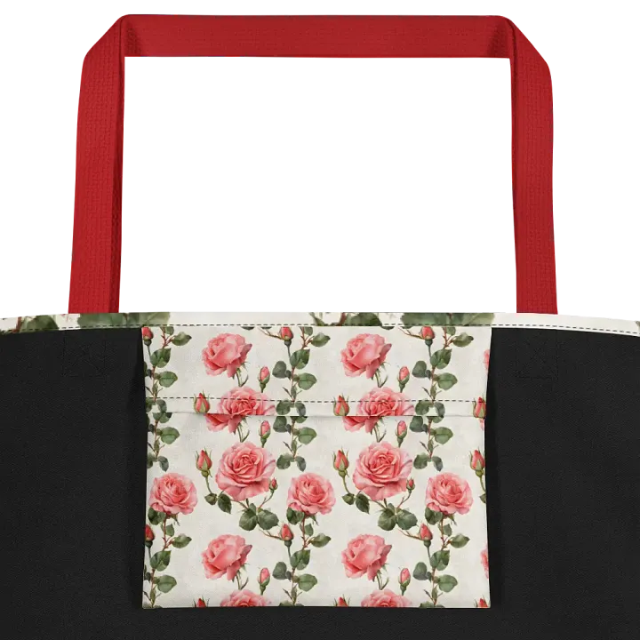 Elegant Rose Garden Large Tote Bag product image (2)