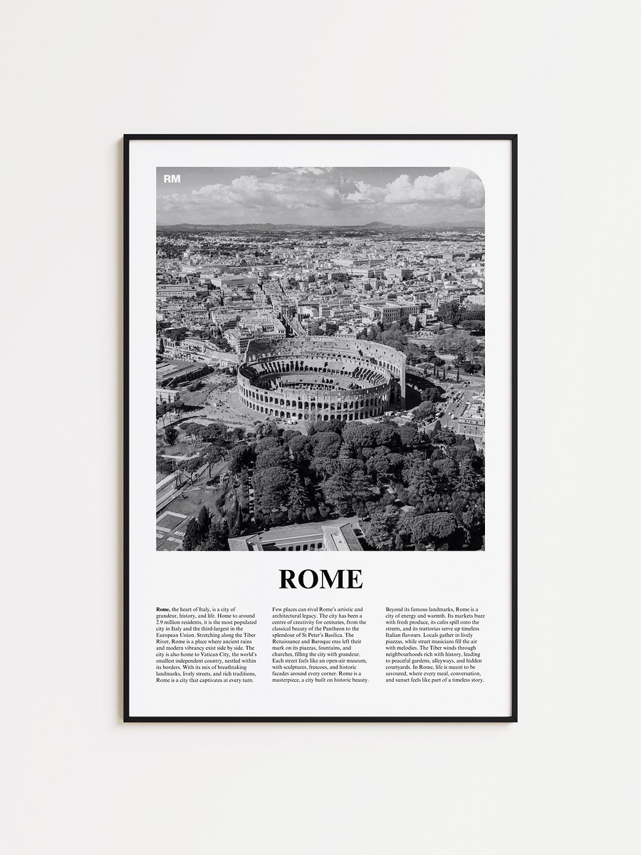 Rome 01 Newspaper Poster product image (1)