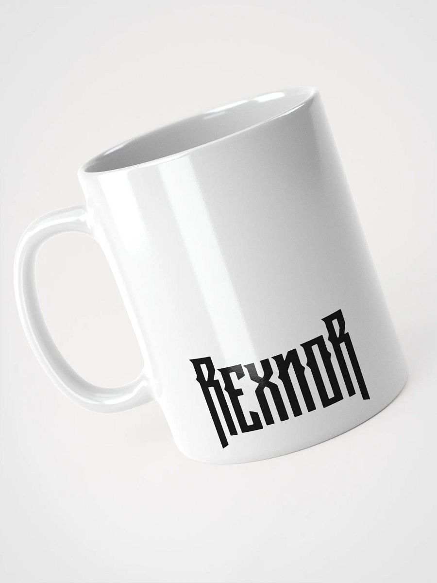 REXNOR Mug 11oz (Crumbling Logo + Black Text) product image (3)