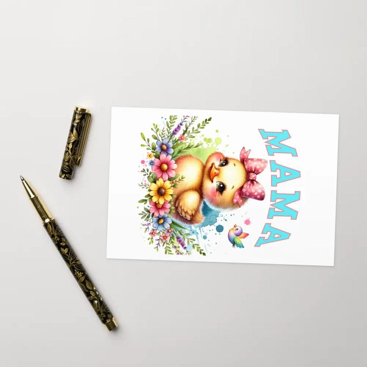 Tranquil Duckling MAMA Greeting Card product image (2)