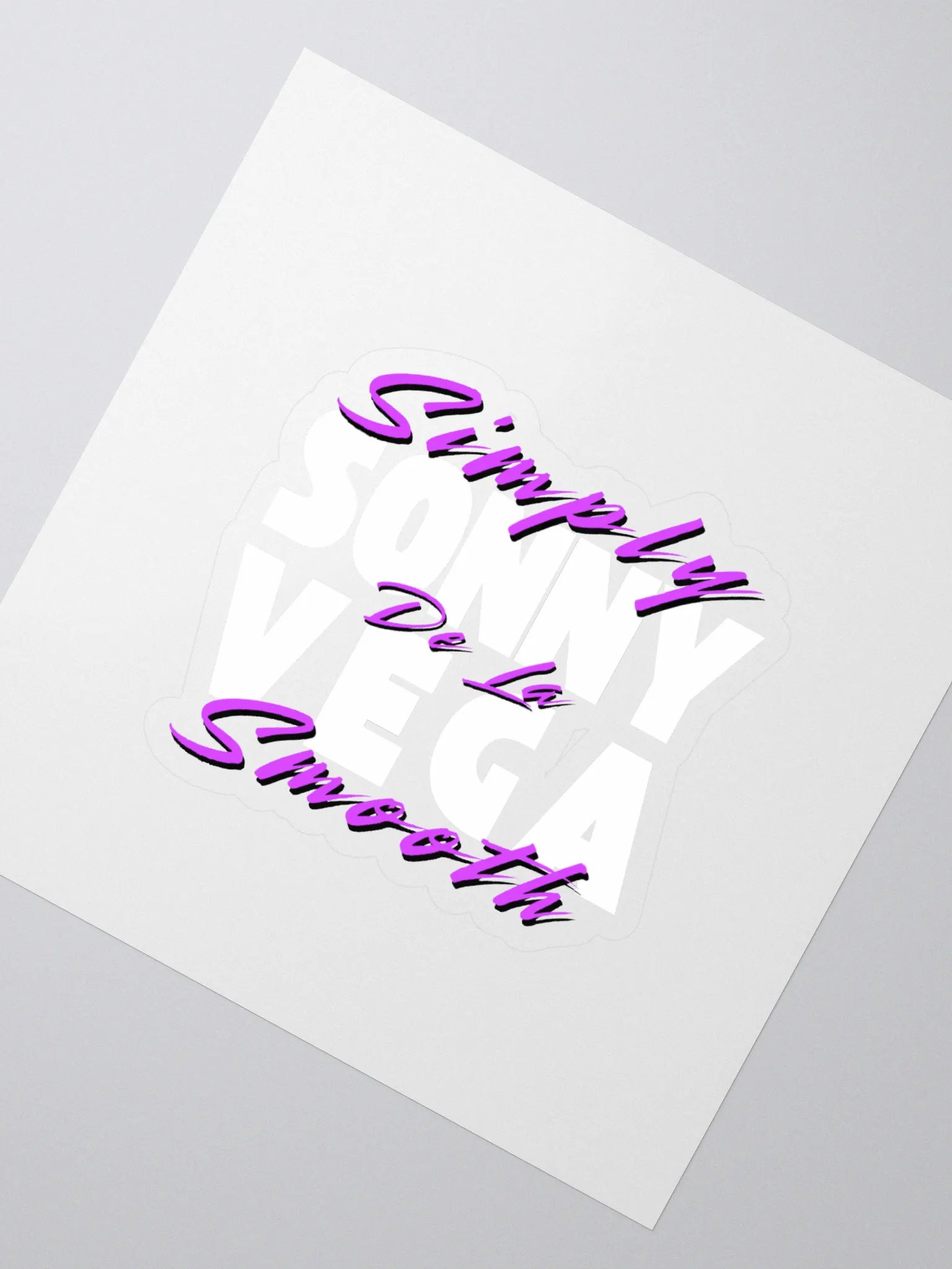 Simply Smooth - Purple Sticker product image (2)