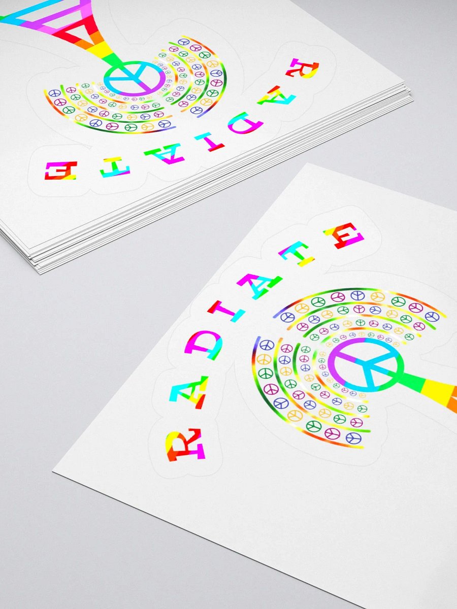 Radiate Peace Sticker product image (12)