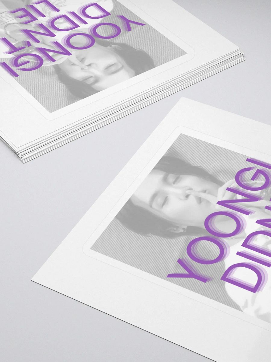 Yoongi didn´t lie Sticker product image (4)