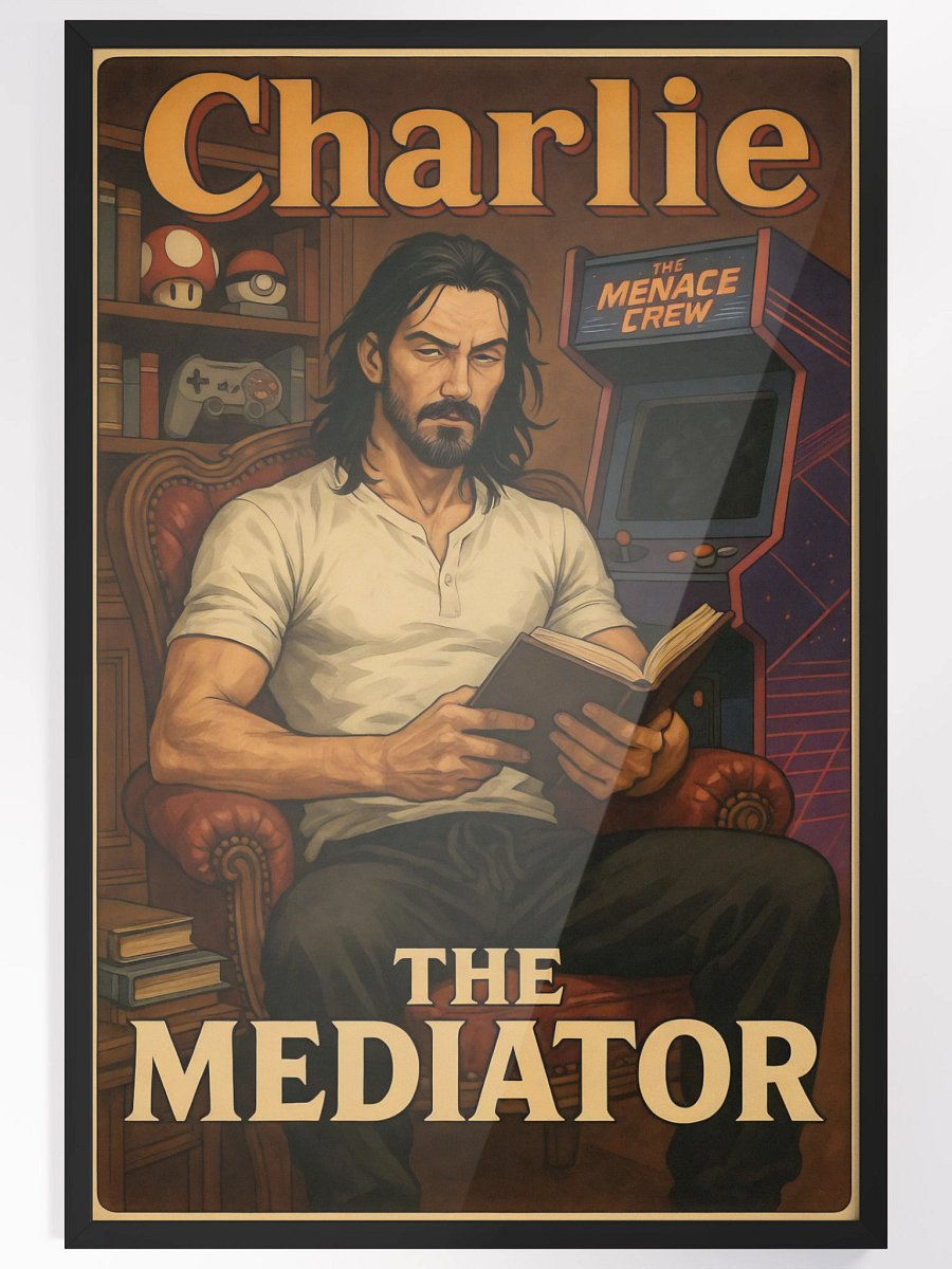 Charlie The Mediator Mega Framed Print product image (4)