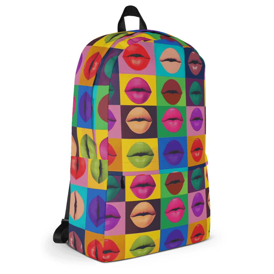 Pop Art Lips All-Over Backpack product image (11)
