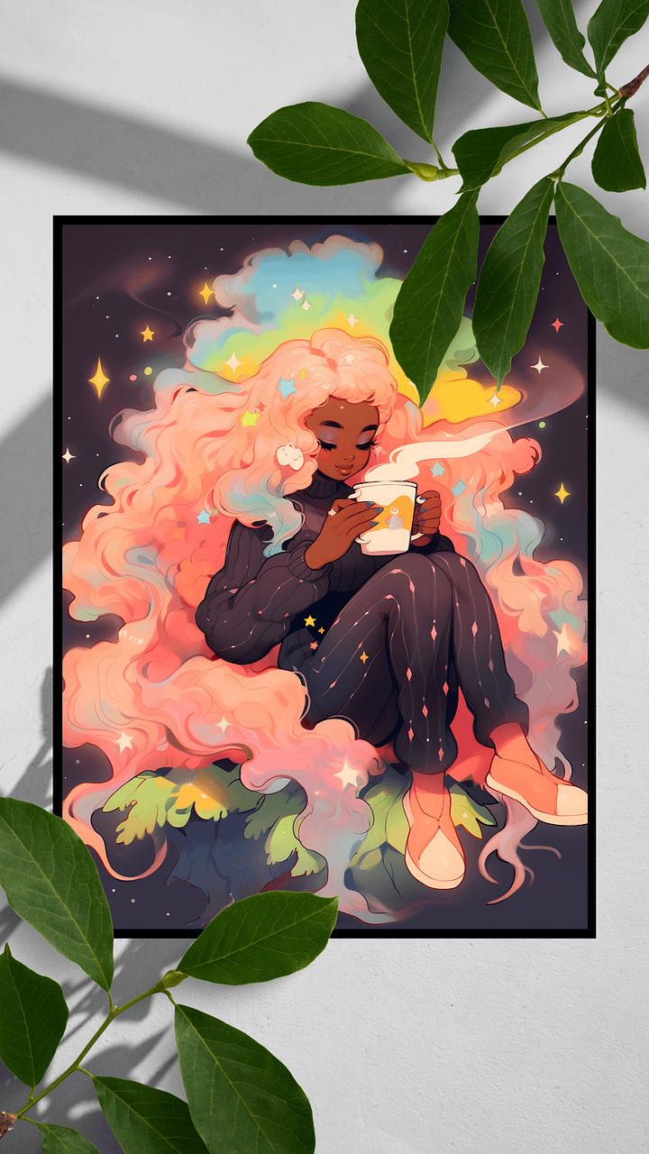 Caffeinated Dreamer on Matte Paper Poster product image (1)