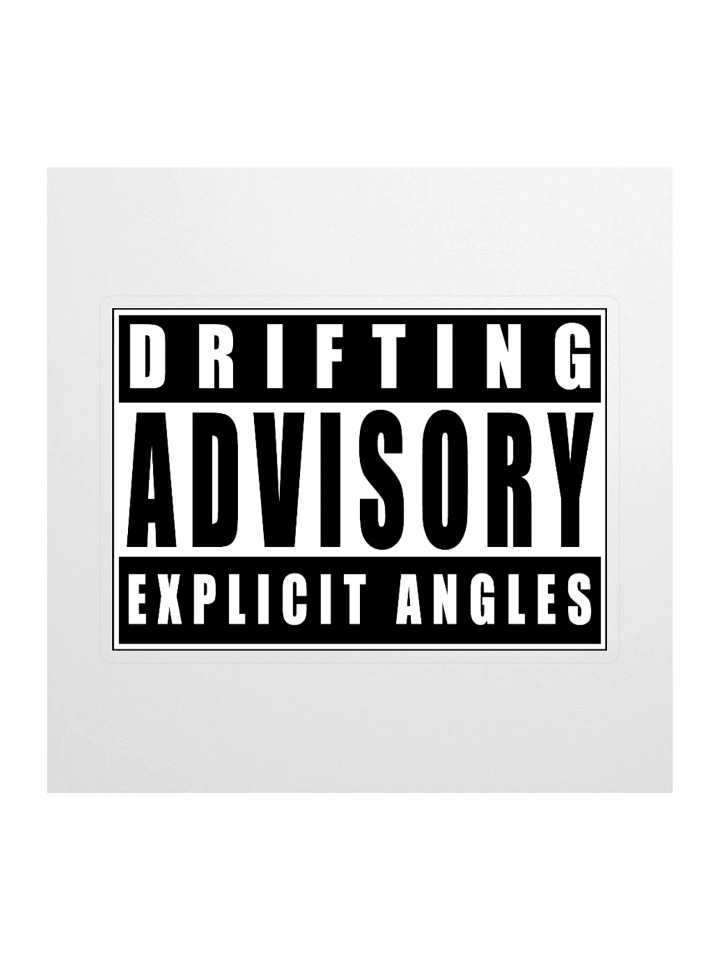 Drifting Advisory Sticker product image (1)