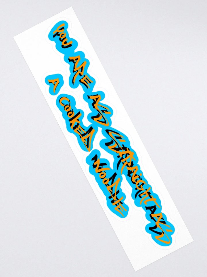 Straight as a Cooked Noodle Sticker product image (1)