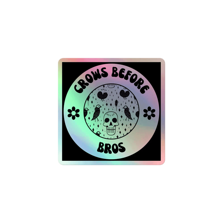 CROWS BEFORE BROS HALOGRAPHIC STICKER: Limited Edition product image (1)