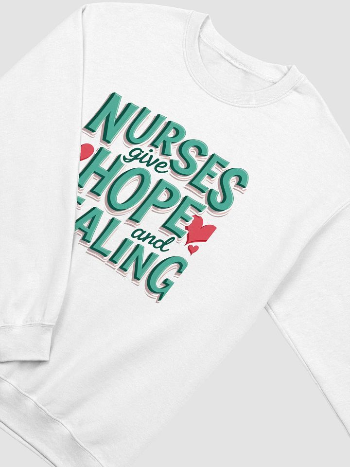 Nurse's Hope and Healing Crewneck Sweatshirt product image (9)