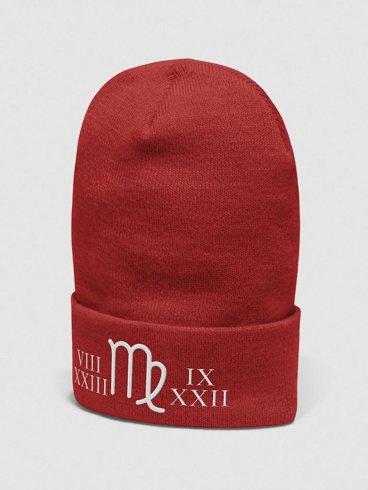 "Virgo Essence: Roots of Wisdom" Dynamic Motion Embroidered Beanie product image (2)