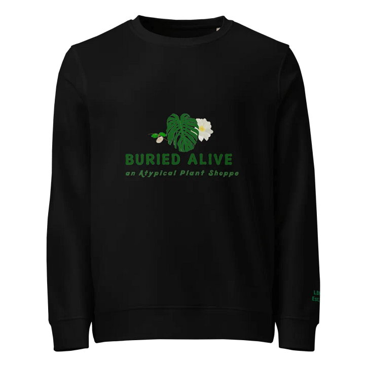 Monstera Majesty Organic Sweatshirt product image (1)