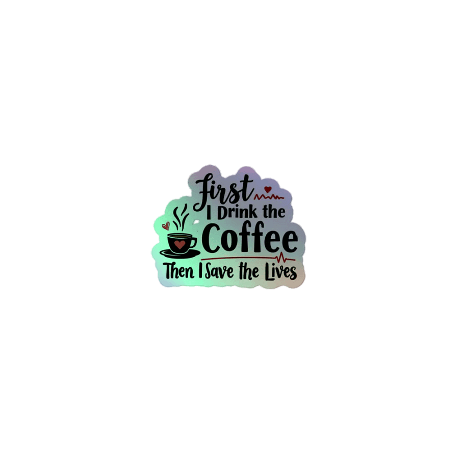 Nurse Coffee Love Sticker Sheet product image (1)