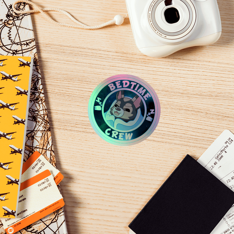 Holo Bedtime Crew Sticker product image (5)