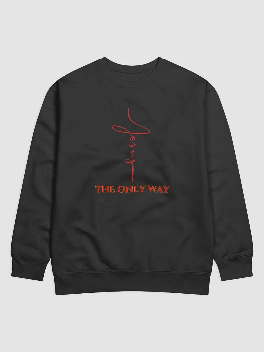 Jesus The Only Way Premium Sweatshirt product image (1)