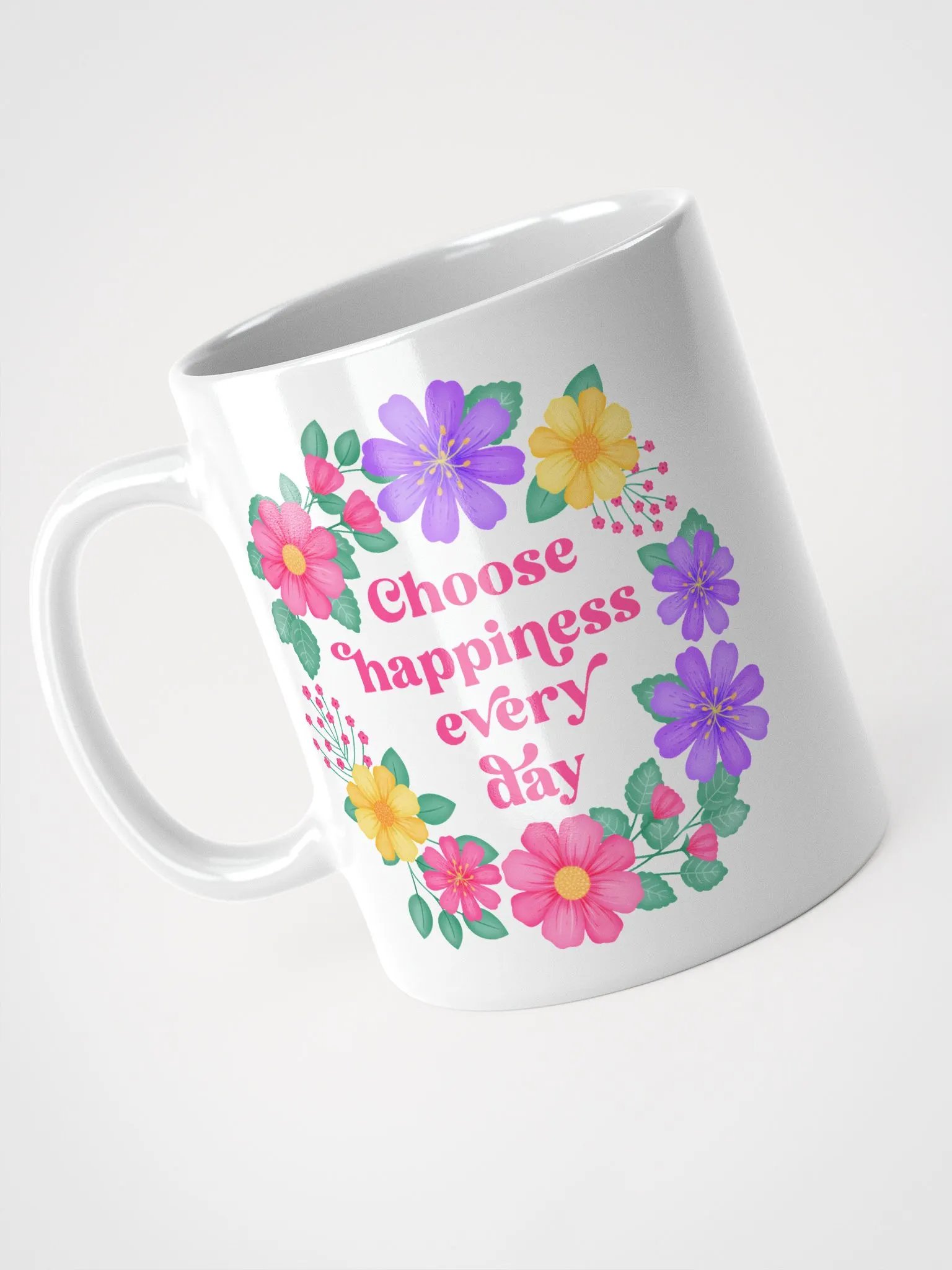 Choose happiness every day - Motivational Mug product image (3)