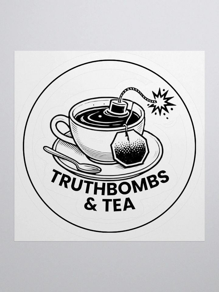 Truthbombs & Tea Official Logo Sticker product image (2)