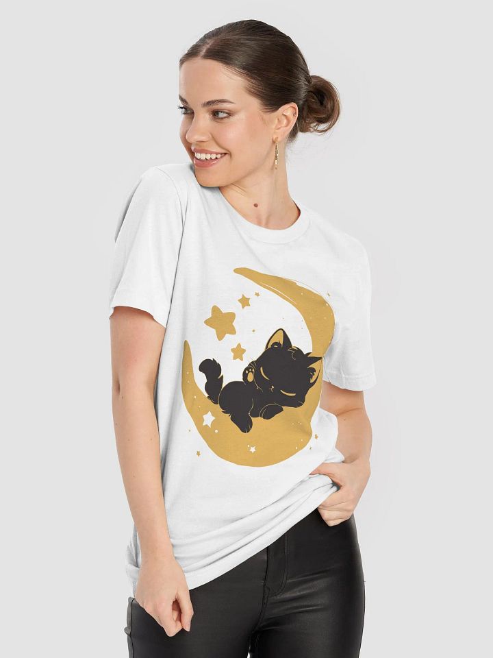 Dreamy Moon Black Cat T-Shirt product image (1)