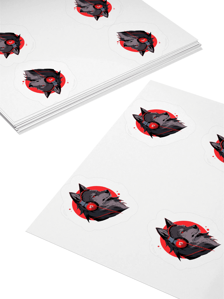 Wolf Beats Vinyl Stickers product image (10)
