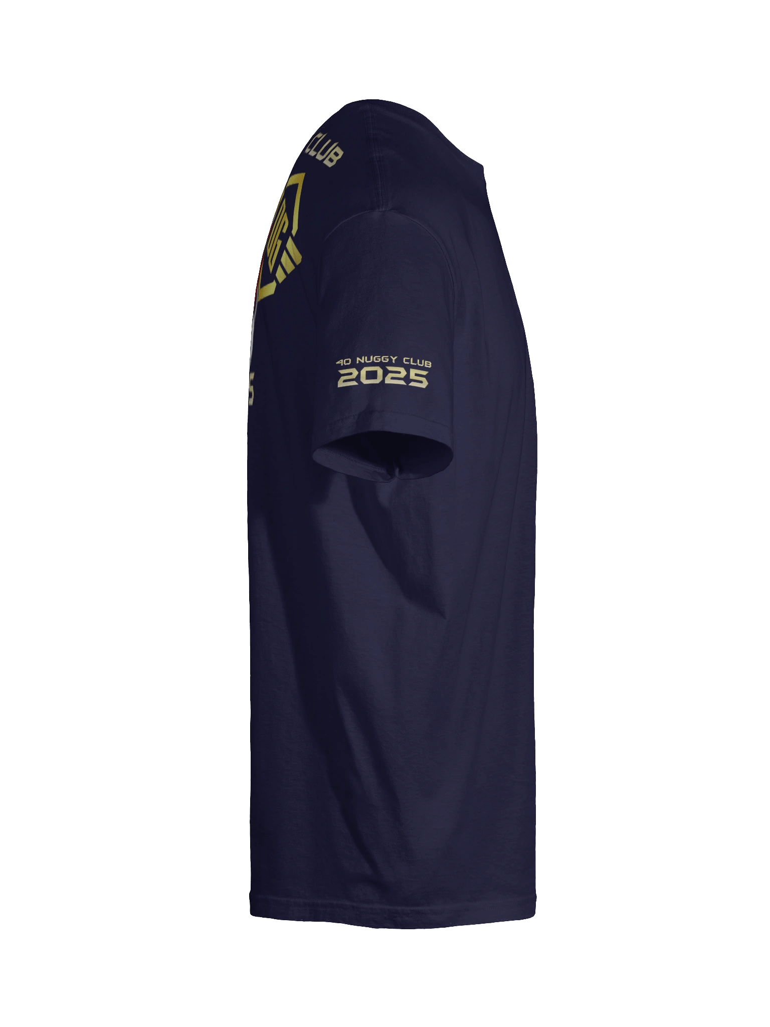 Futuristic 40 NUGGY CLUB 2025 Gold T-Shirt product image (6)