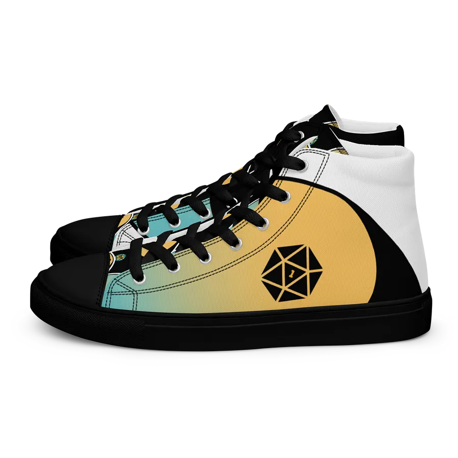 d20 Yin Yang Gradient Hi-Tops product image (2)