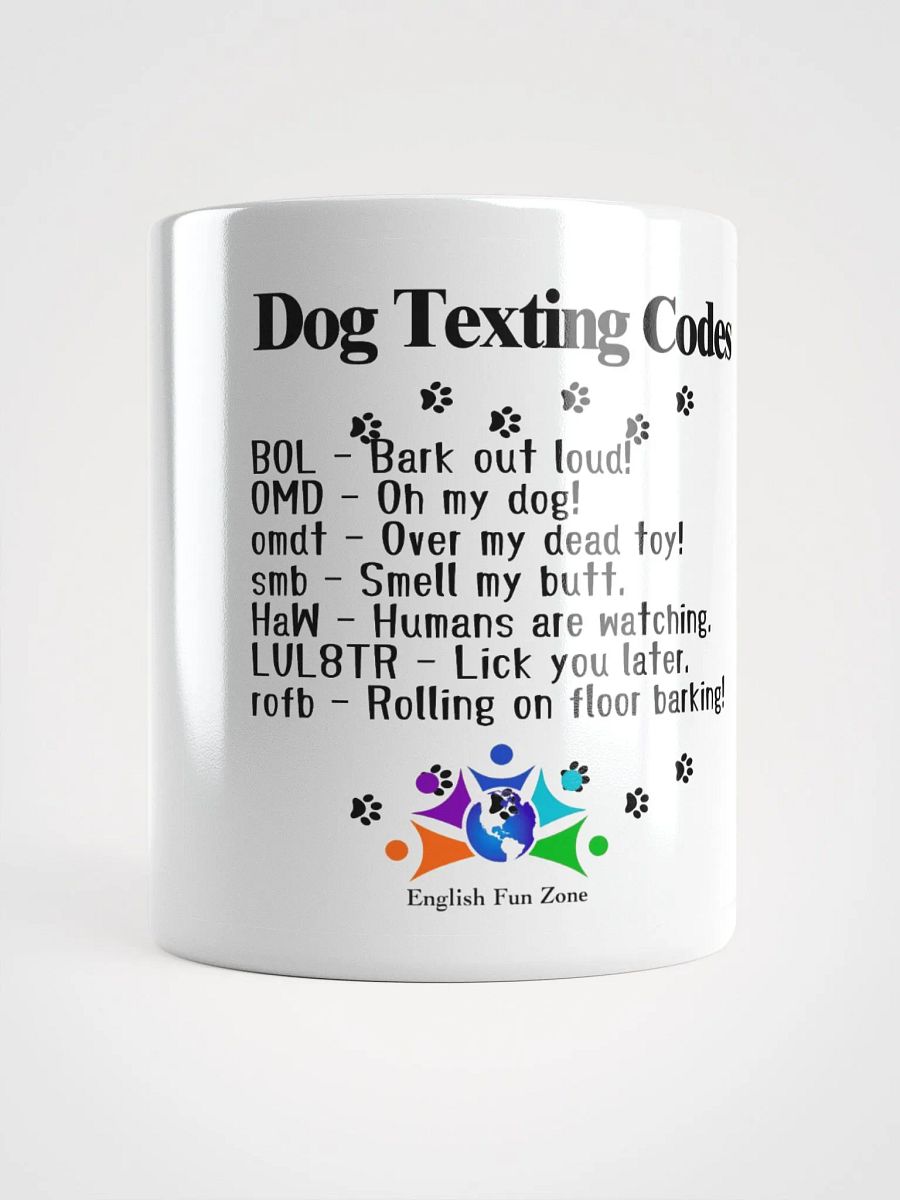 Dog Texting Codes Mug 1 product image (1)