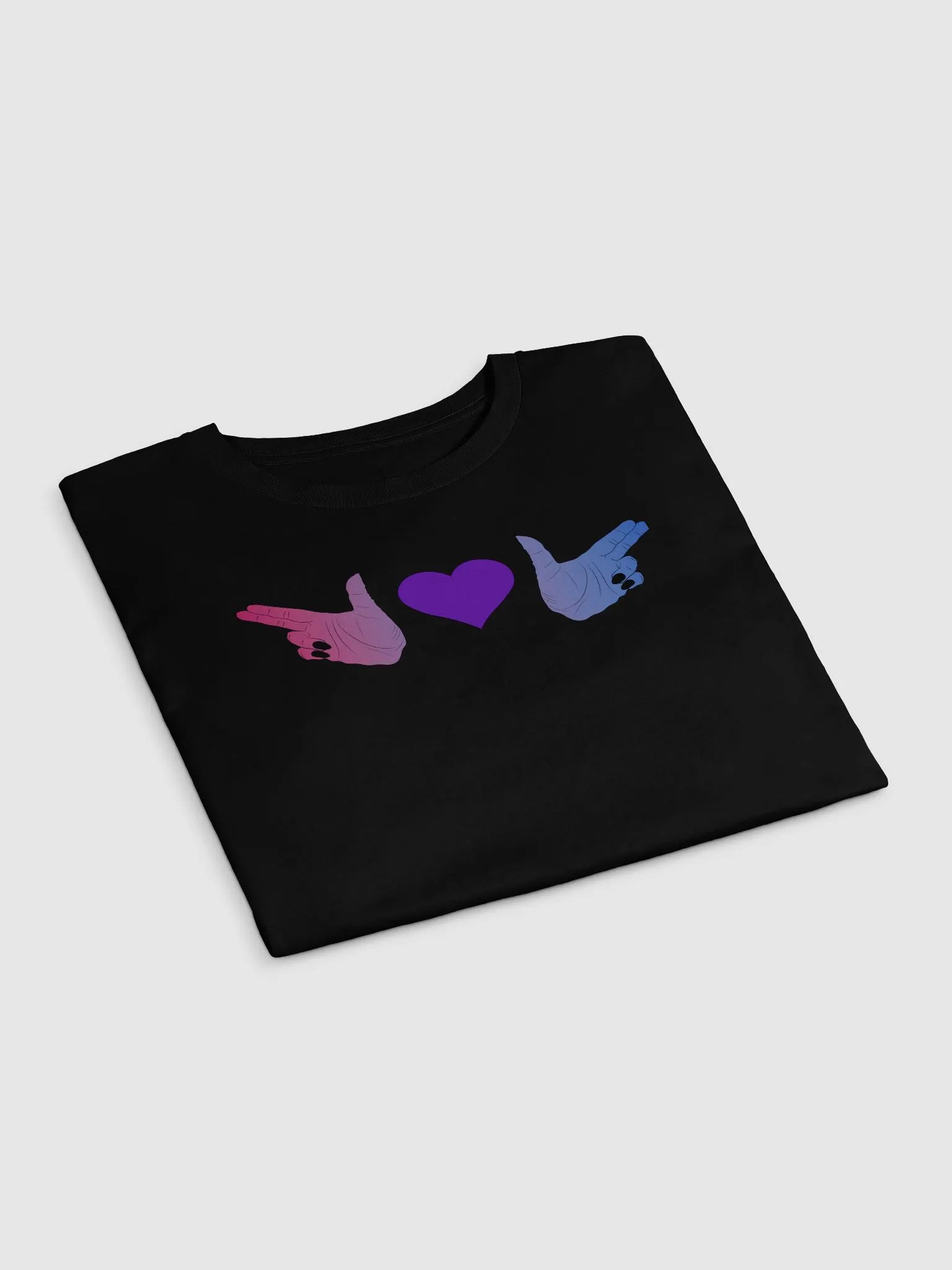 Finger Guns (bi flag) Crop Top product image (23)