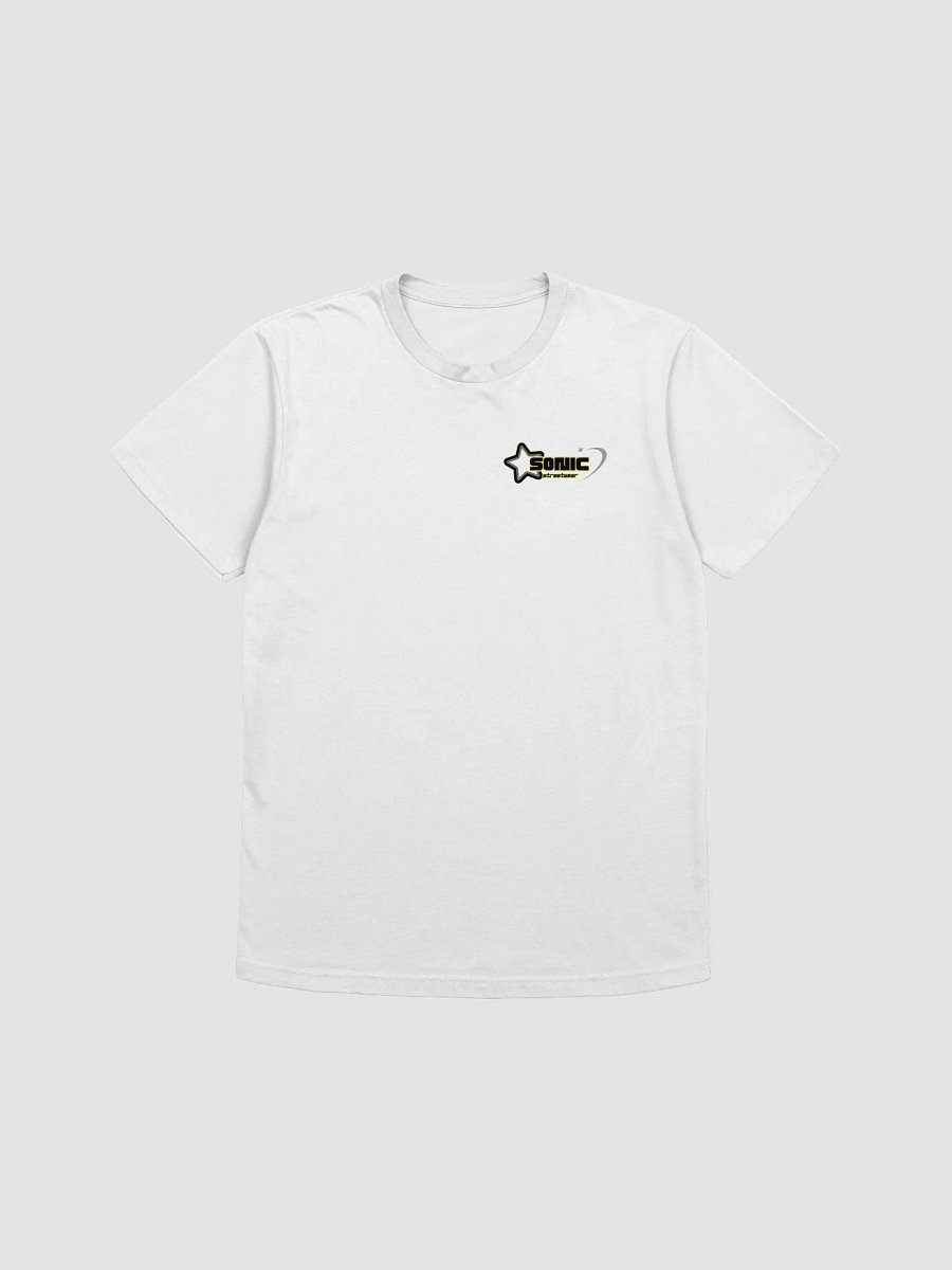 Sonic logo white t-shirt product image (1)
