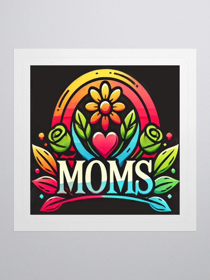 Vibrant MOMS Kiss Cut Stickers product image (1)