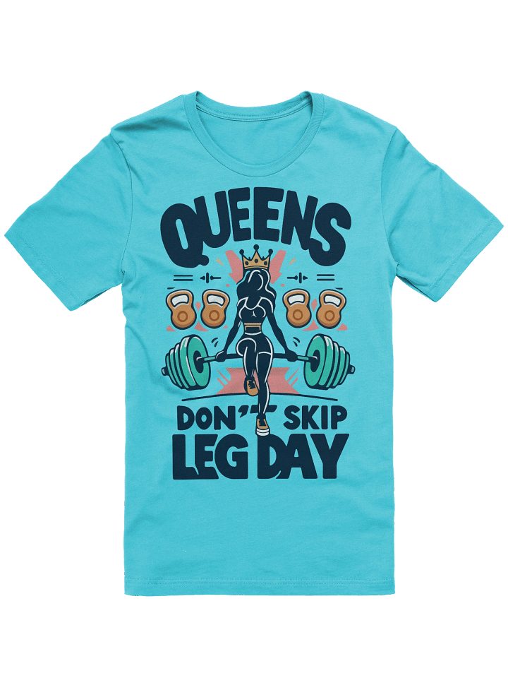 Queen of Leg Day – Fitness Diva Tee product image (6)