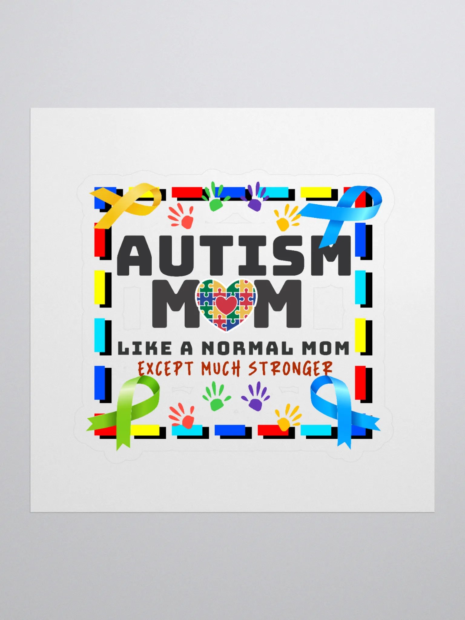 Autism Mom Sticker product image (1)