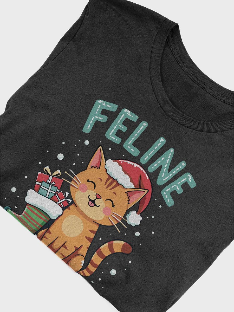 Feline Festive Santa Cat T-Shirt product image (33)