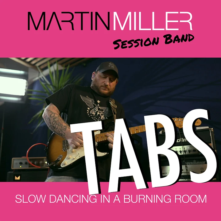 Slow Dancing in a Burning Room (Solo Tabs) product image (1)