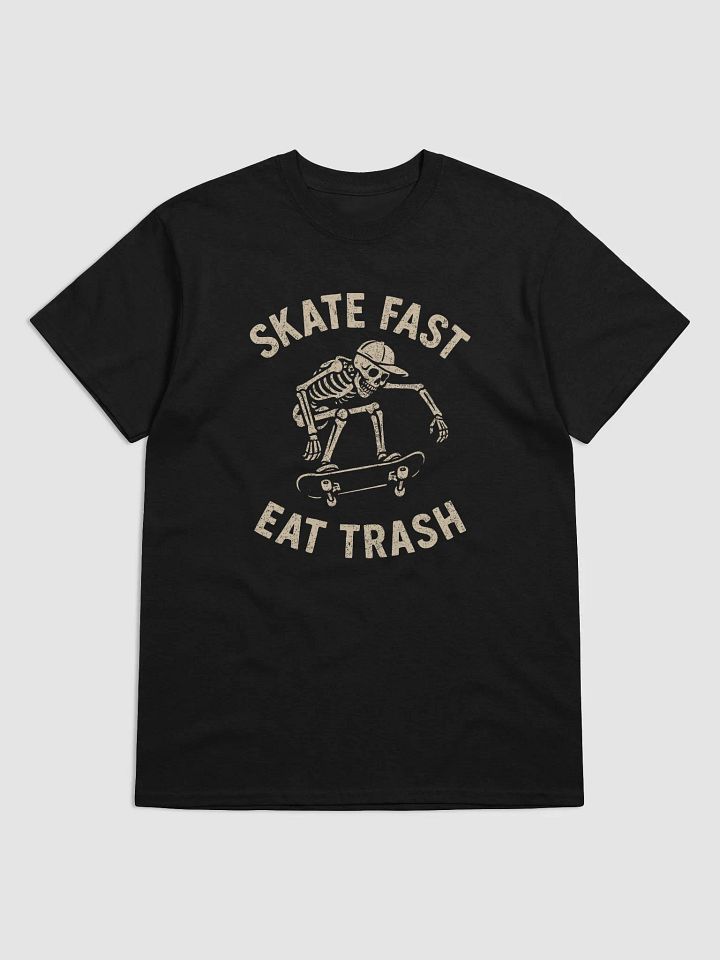 Skate fast eat trash, Funny skateboarding t-shirt, Unisex product image (4)