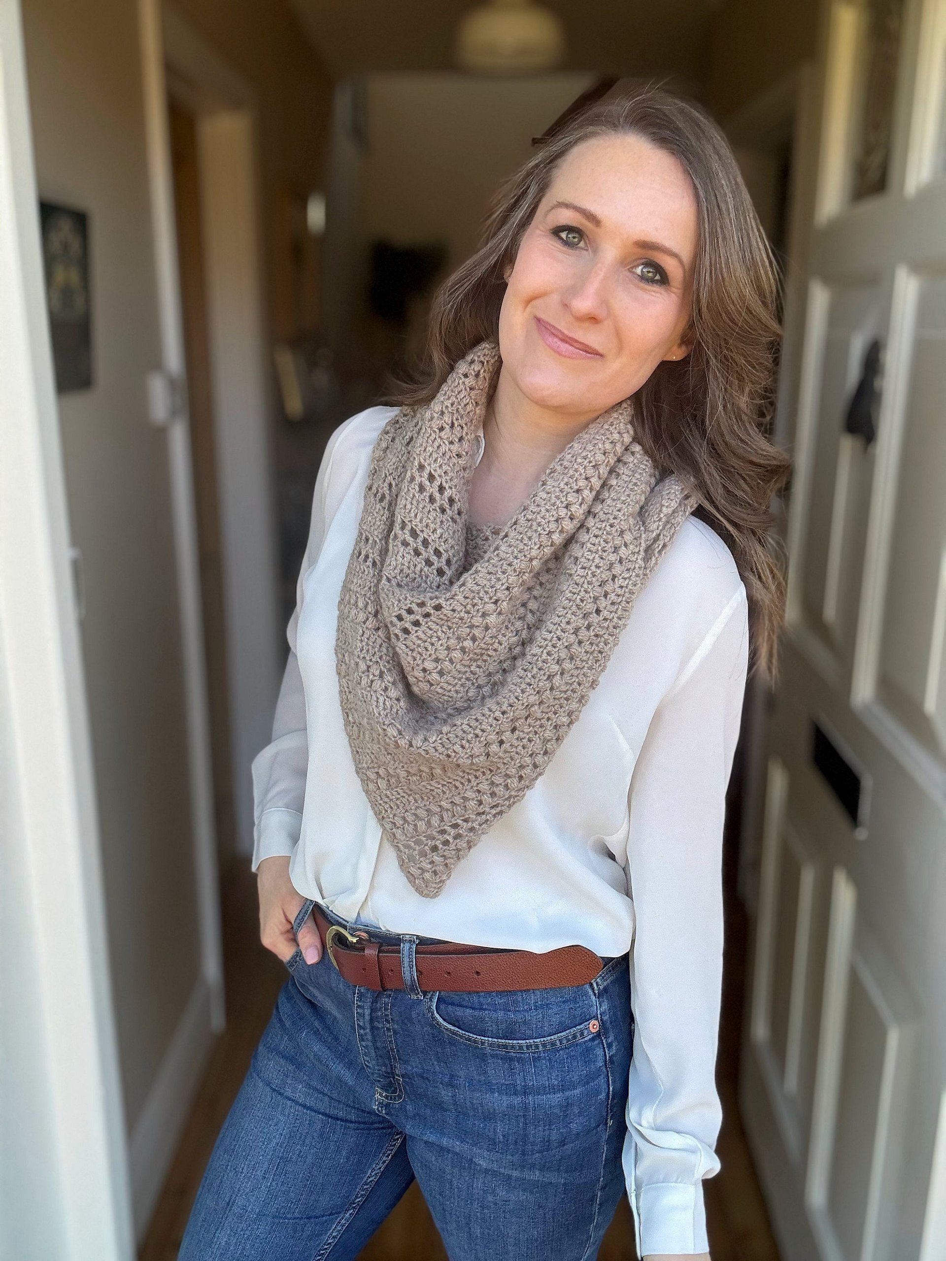 Richmond Crescent Shawl Crochet Pattern PDF product image (1)