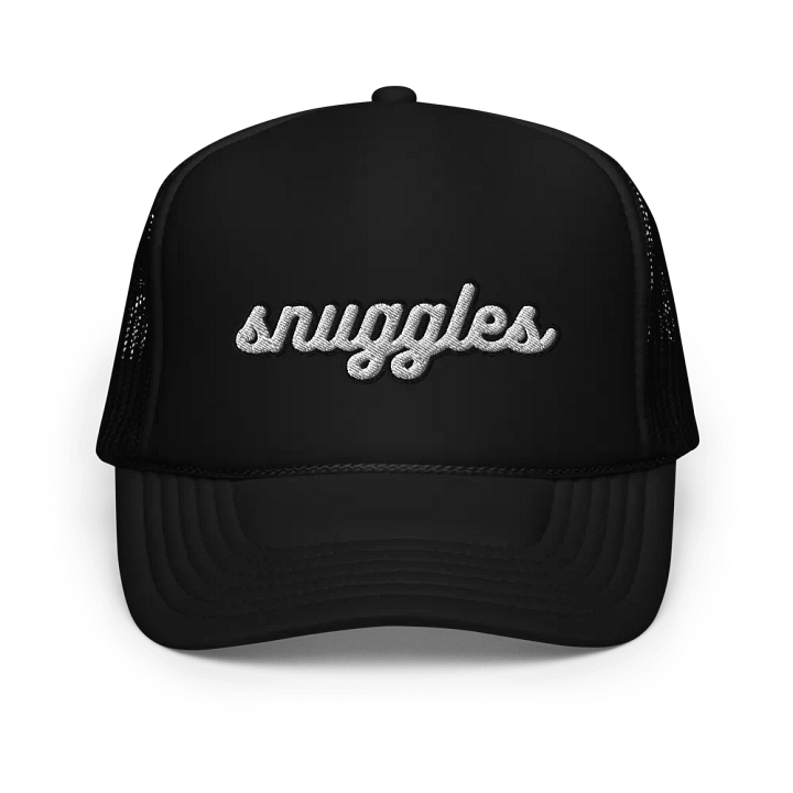 Snuggles Script Foam Trucker Hat product image (1)