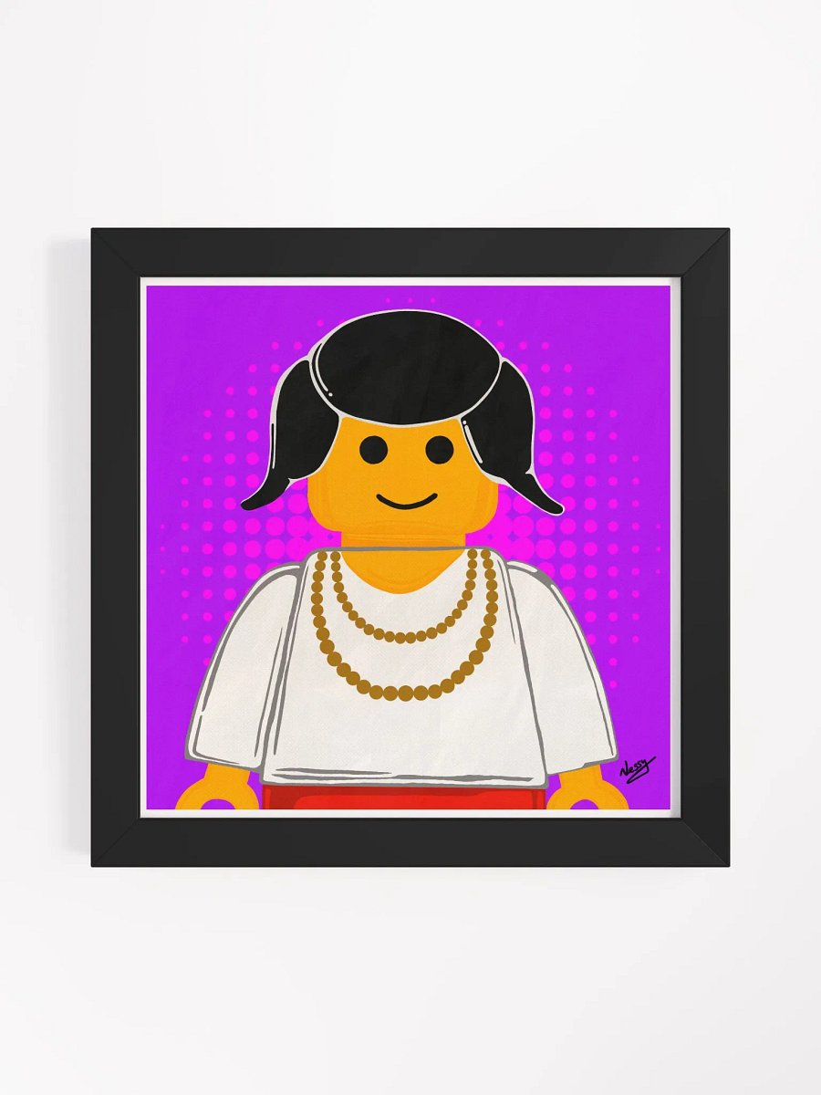 LEGO PEOPLE - Mrs Lego (Framed Matte Print) product image (1)