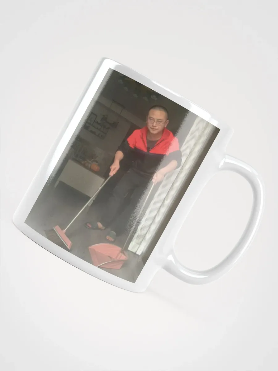 White Glossy Mug :hygiene guy product image (10)