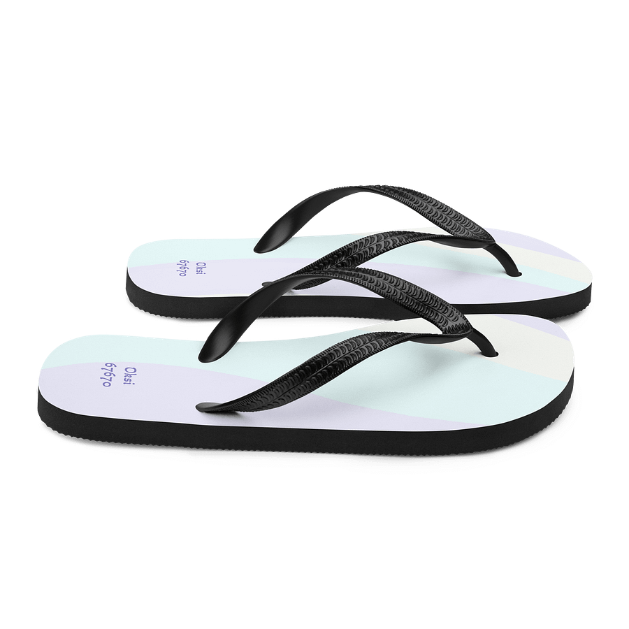 Pastel Wave Custom Flip-Flops product image (6)