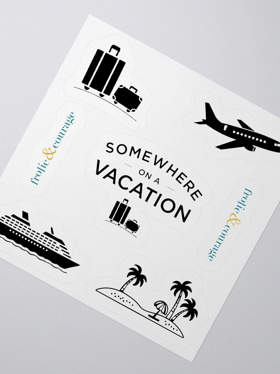Somewhere on a Vacation Sticker Set product image (3)