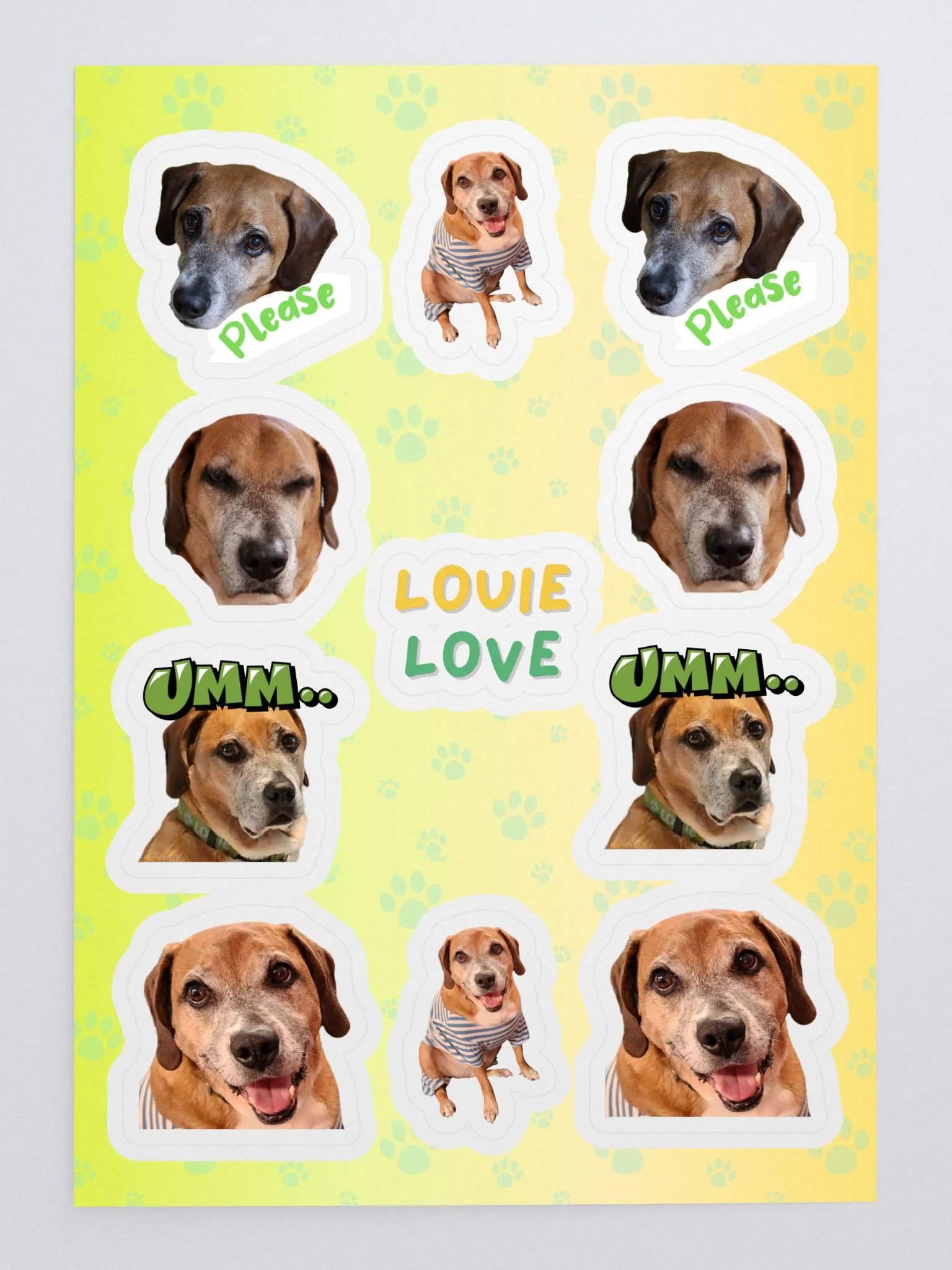 Louie Love Sticker Sheet product image (3)