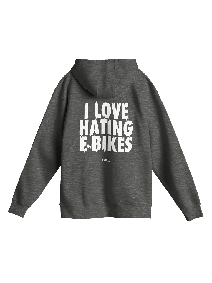 I Love Hating E-Bikes Hoodie (White Logo) product image (5)