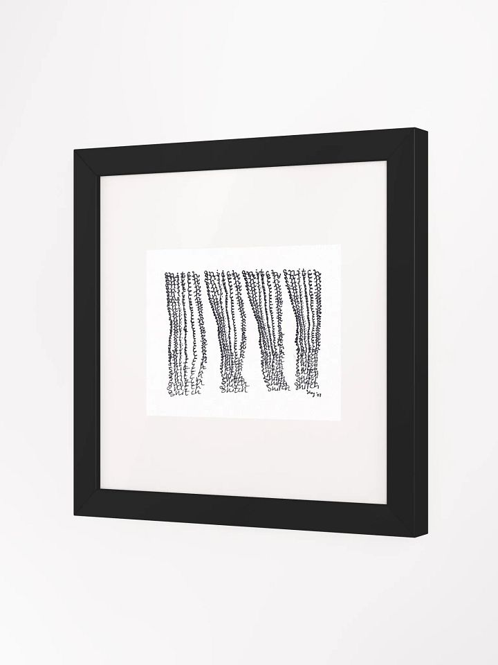 snitch Panel Card Print Framed product image (1)