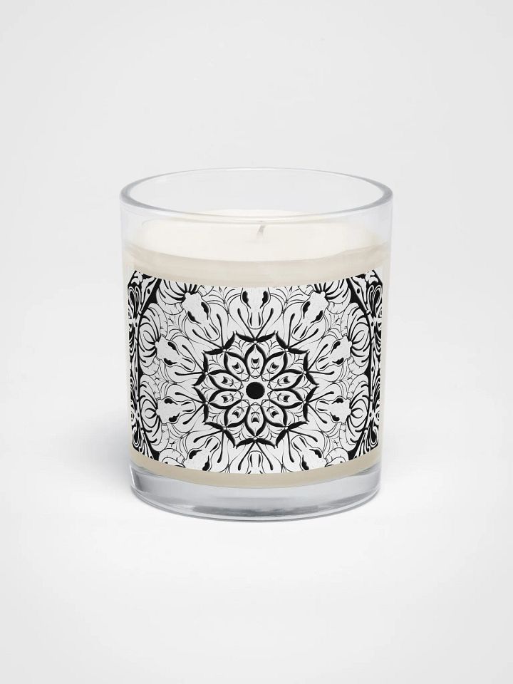 Intricate Floral Medallion Soy Wax Candle product image (1)