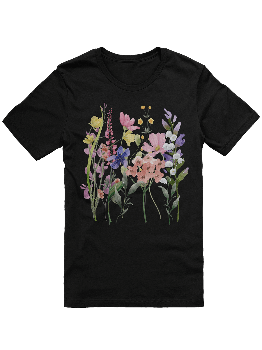 Wildflower Wonderland Illustrated T-Shirt product image (1)