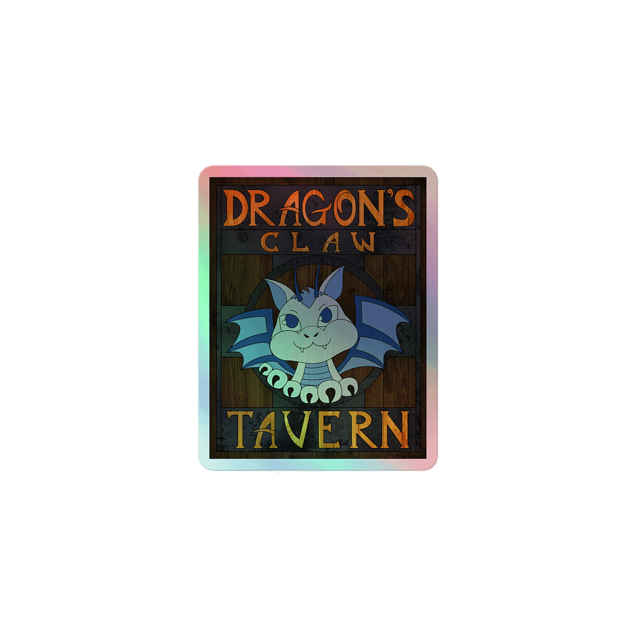 Dragon's Claw Tavern Holo Sticker product image (1)