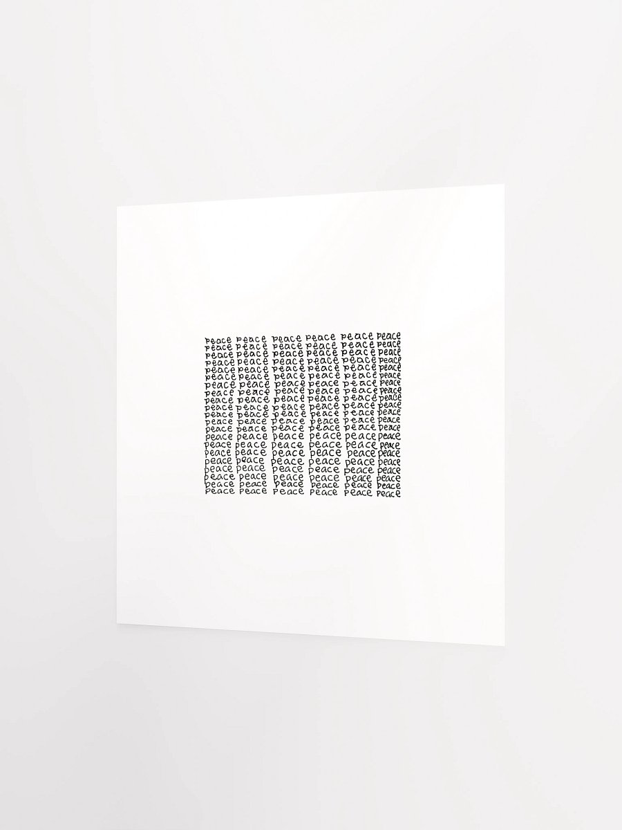 Peace 2 panel card print product image (3)